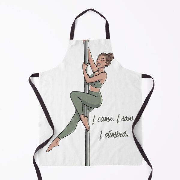 Item preview, Happy Pole Dancer Climbing With Inspirational Quote designed and sold by Lina and the Rest.
