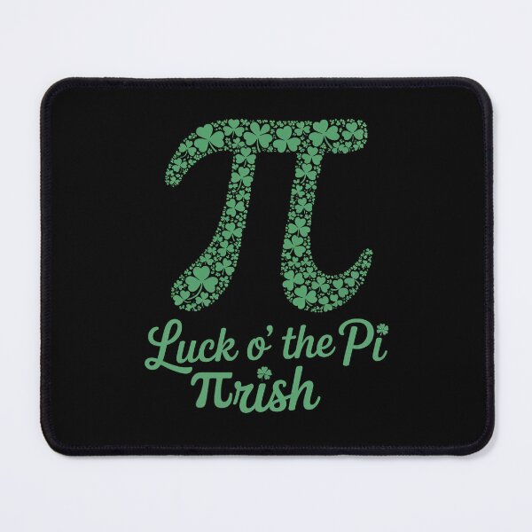 Item preview, St Patricks Day Funny Pi T-Shirt Luck O' The Pi-Rish designed and sold by catsdothingz.