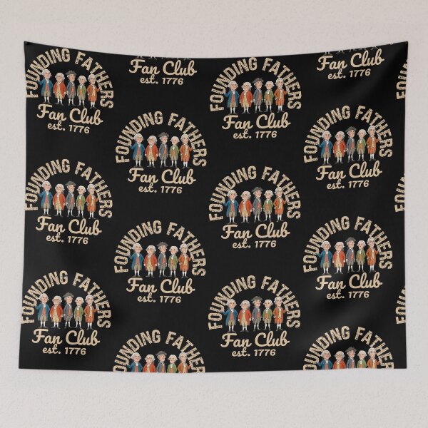 Item preview, Founding Fathers Fan Club Est 1776 History Teacher Men Women designed and sold by pansak.