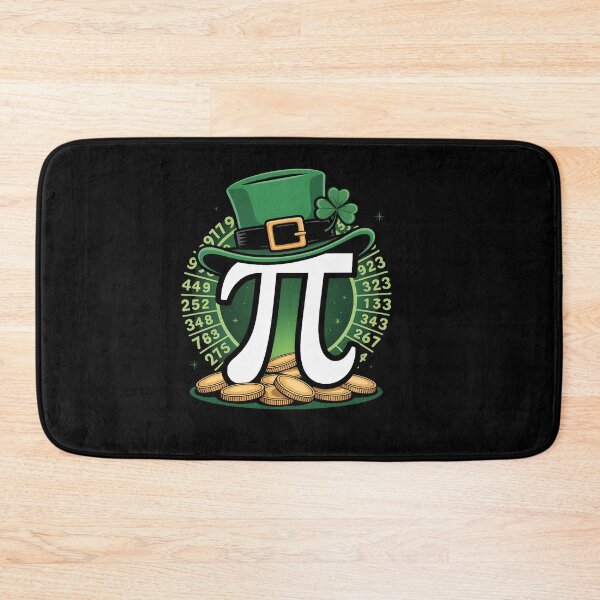 Item preview, St Patricks Day Happy Pi Day Math Science Irish Shamrocks designed and sold by catsdothingz.