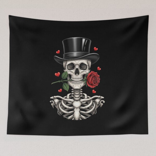 Item preview, Let me be your Valentine's Day Skull designed and sold by OlakunleOloroz.
