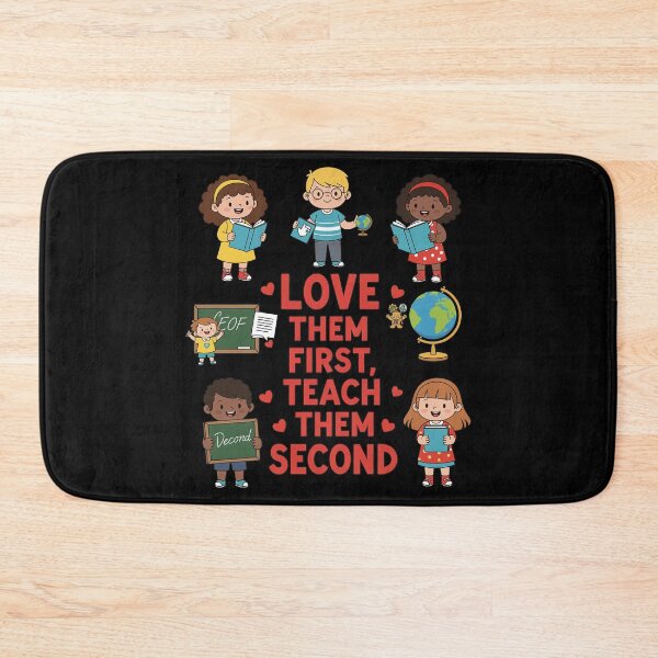 Item preview, Love Them First Teach Them Second Teacher Valentine designed and sold by OlakunleOloroz.