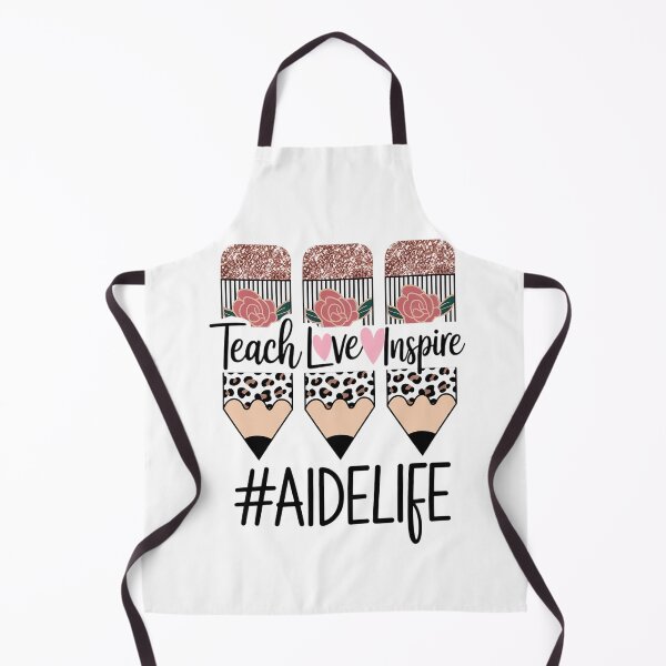 Item preview, Teach Love Inspire Aide Life Crayon designed and sold by catsdothingz.