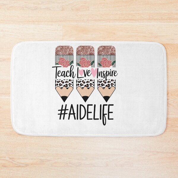 Item preview, Teach Love Inspire Aide Life Crayon designed and sold by catsdothingz.