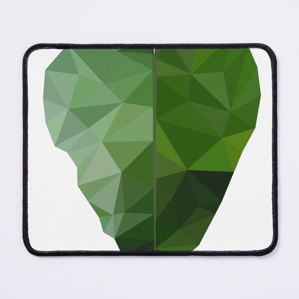 Item preview, Green mosaic leaf designed and sold by VanillaVicArt.