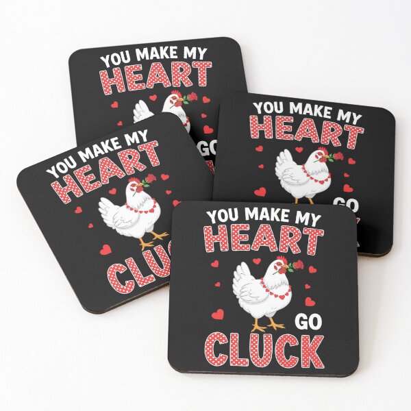 Item preview, Make Heart Go Valentine's Day Cute Chicken Sound Floral Rose designed and sold by OlakunleOloroz.