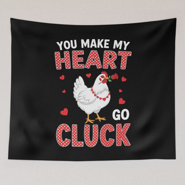 Item preview, Make Heart Go Valentine's Day Cute Chicken Sound Floral Rose designed and sold by OlakunleOloroz.