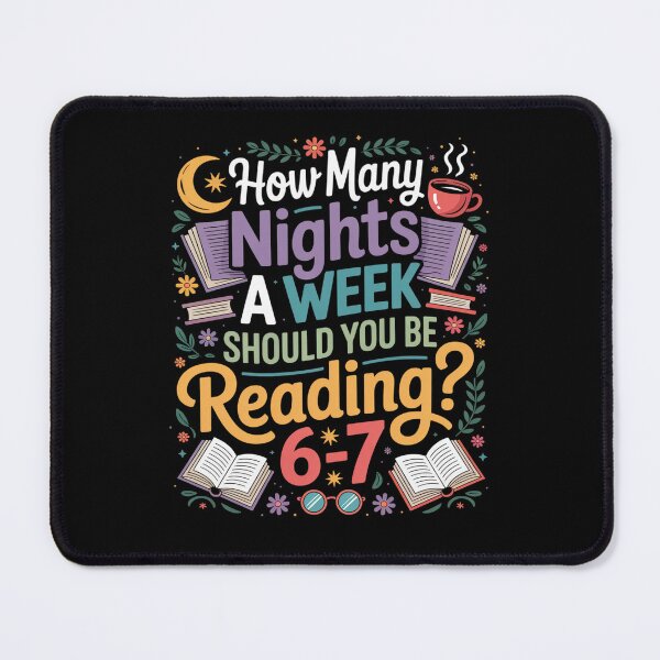 Item preview, Teacher 67 How Many Nights A Week Should You Be Reading designed and sold by catsdothingz.