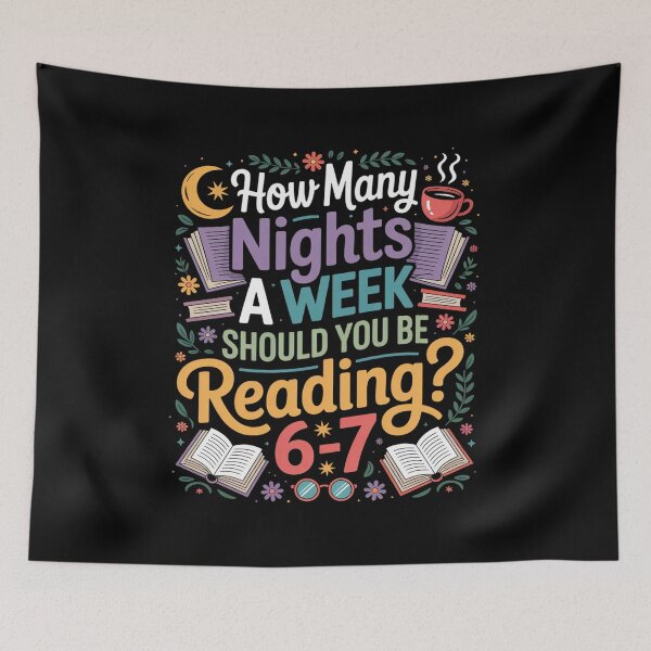 Item preview, Teacher 67 How Many Nights A Week Should You Be Reading designed and sold by catsdothingz.