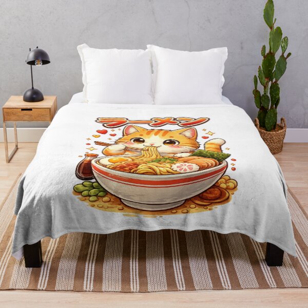 Item preview, Cutest cat eating Ramen designed and sold by drkhrse.
