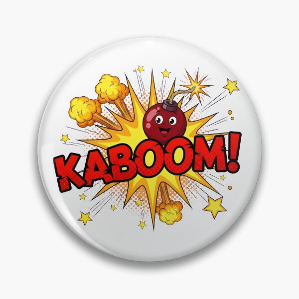 Item preview, Comic Book Explosion Art – Kaboom Bomb, Pop Art Retro Cartoon Graphic Design designed and sold by Luminari Creations.