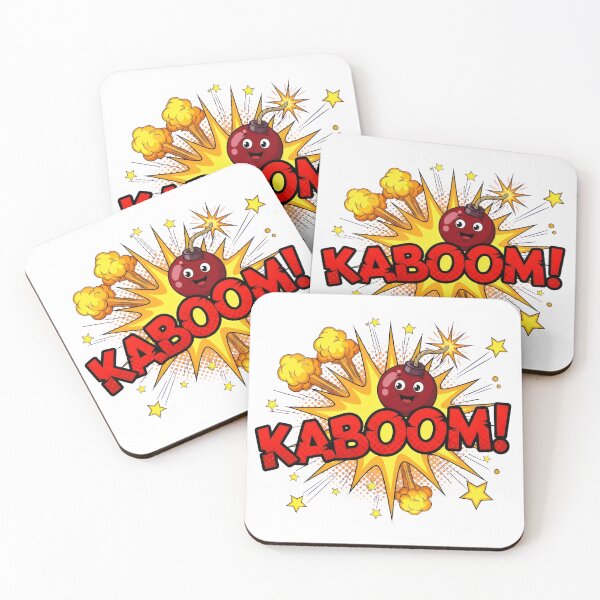 Item preview, Comic Book Explosion Art – Kaboom Bomb, Pop Art Retro Cartoon Graphic Design designed and sold by Luminari Creations.
