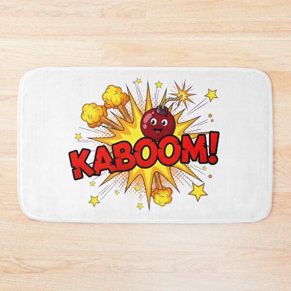 Item preview, Comic Book Explosion Art – Kaboom Bomb, Pop Art Retro Cartoon Graphic Design designed and sold by Luminari Creations.