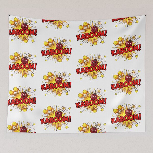 Item preview, Comic Book Explosion Art – Kaboom Bomb, Pop Art Retro Cartoon Graphic Design designed and sold by Luminari Creations.