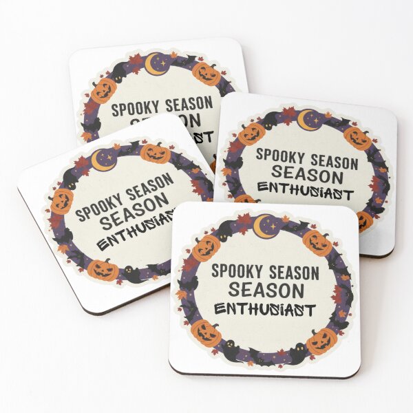 Item preview, Spooky Season Enthusiast Sticker - Halloween Lover Fall Aesthetic Autumn Gift Pumpkin Spice designed and sold by RealVibeVault.