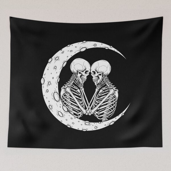 Item preview, Moon Skeleton Couple Halloween Valentine Costume  designed and sold by OlakunleOloroz.