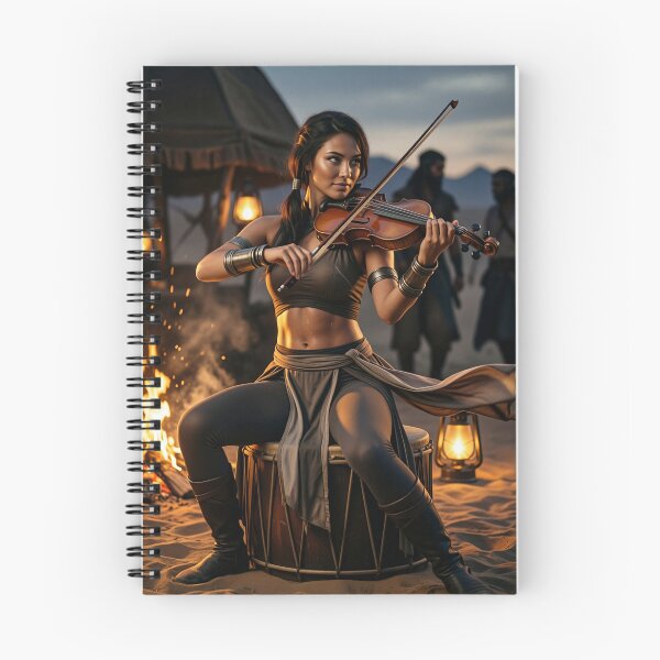 Item preview, Nomad Woman Playing Fiddle by Desert Fire designed and sold by CathryneDelamort.