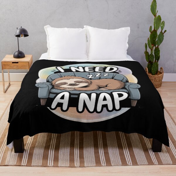 Item preview, I Need a Nap Gentle Hand-Drawn Comfort designed and sold by Shannon Bosley.