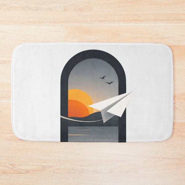 Item preview, Paper Plane Journey – Minimalist Freedom Illustration designed and sold by The Willy's Belly.