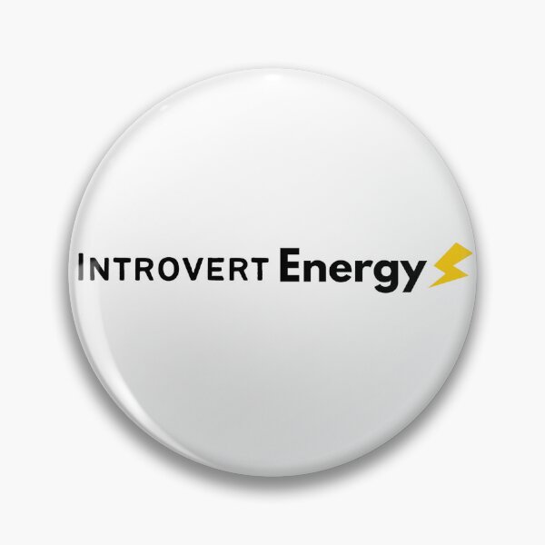 Item preview, Introvert Energy Minimal Typography Design designed and sold by TorqueThread.