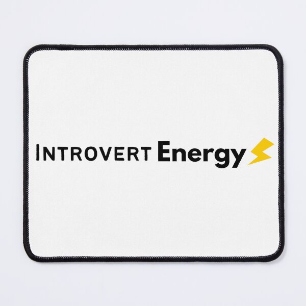 Item preview, Introvert Energy Minimal Typography Design designed and sold by TorqueThread.