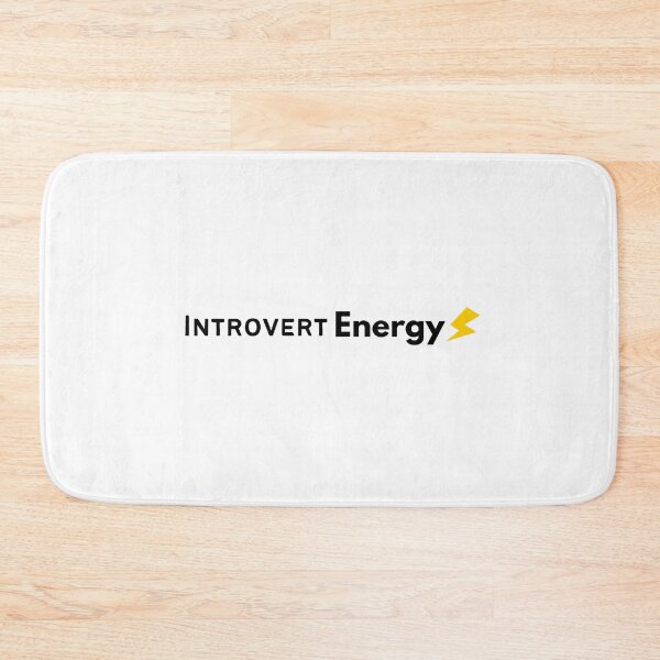 Item preview, Introvert Energy Minimal Typography Design designed and sold by TorqueThread.