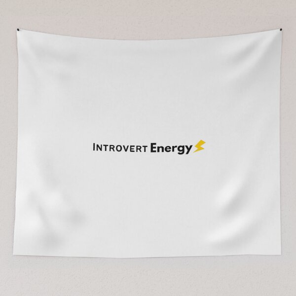Item preview, Introvert Energy Minimal Typography Design designed and sold by TorqueThread.