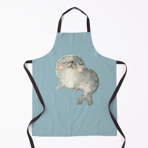 Item preview, Wee Harbour Seal - Cute Watercolor designed and sold by LittleCloudShop.