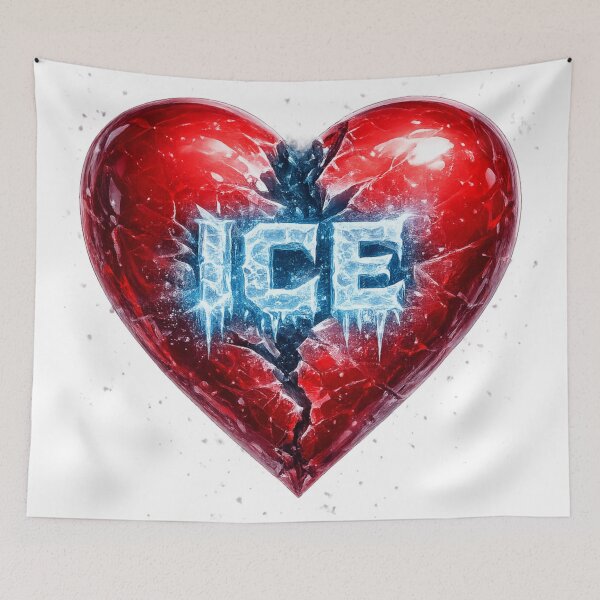 Item preview, ICE Heart – Frozen Love 3D Artwork designed and sold by BoldLineDesign.