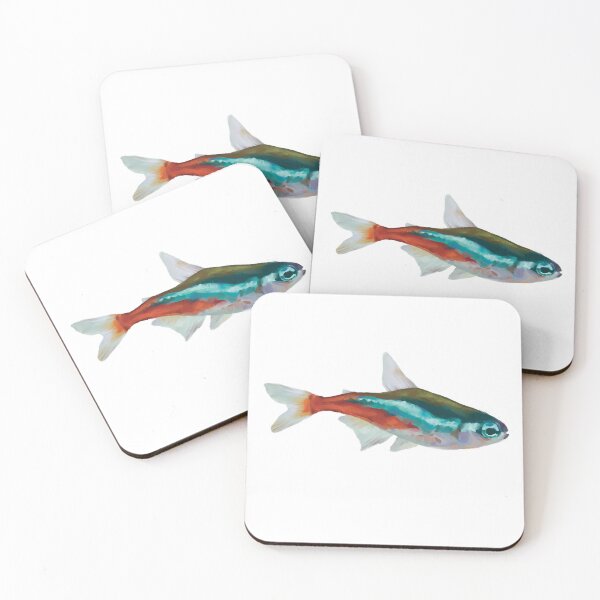 Item preview, Tetra fish illustration  designed and sold by Duckittyu.