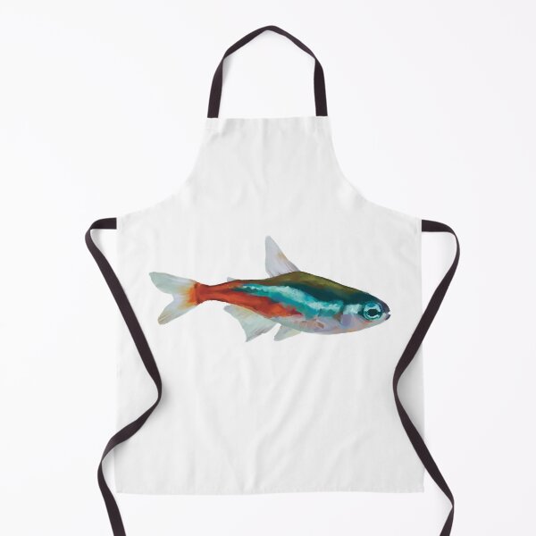 Item preview, Tetra fish illustration designed and sold by Duckittyu.