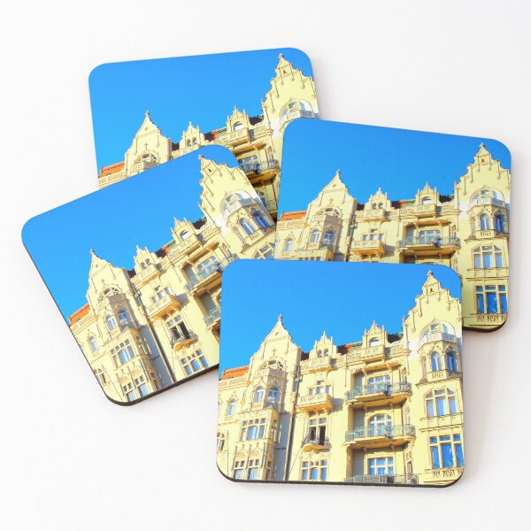 Item preview, Art Nouveau building on Rasin Embankment in Prague, Czech Republic designed and sold by Kristina Drozd.