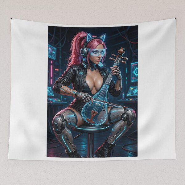 Item preview, Cathrynedelamort Cyber Fiddle Solo designed and sold by CathryneDelamort.