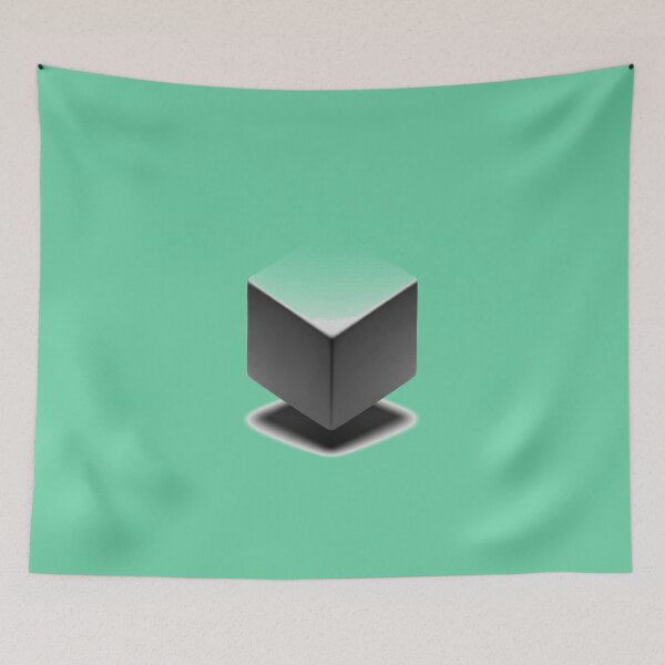 Item preview, Minimalist 3D Cube Design | Stability Geometry Art designed and sold by INNER WINNER YOU.