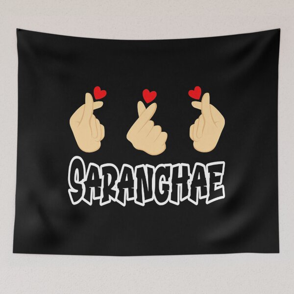 Item preview, Saranghae Korean Finger Hearts  designed and sold by jotaro210.
