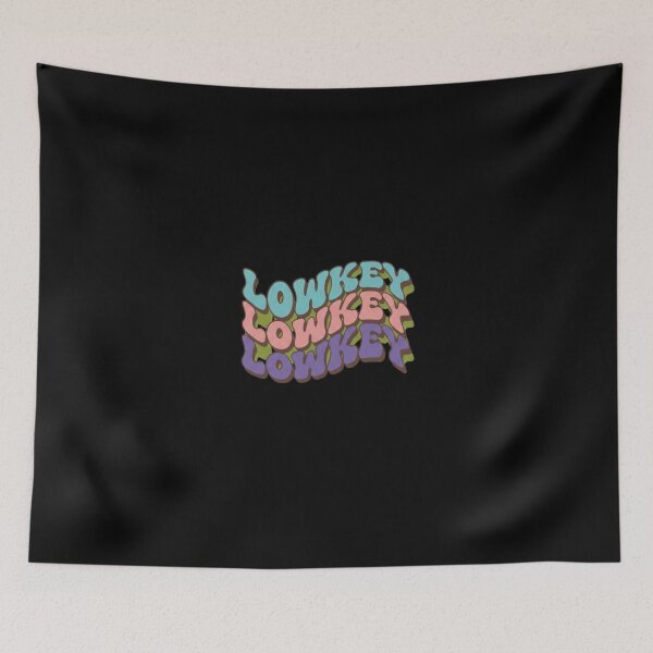Item preview, LOWKEY Retro Repeating Text designed and sold by TinyJoy Studio.