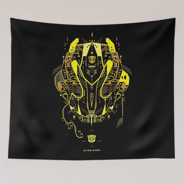 Item preview, Golden Line Art Transformers Face Minimal designed and sold by LaurenceLeroux.