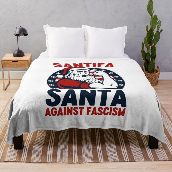 Item preview, Santifa Santa Against Fascism designed and sold by Bruceiee495.