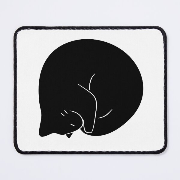 Item preview, Curled Up Black Cat designed and sold by AnimaliaStar.