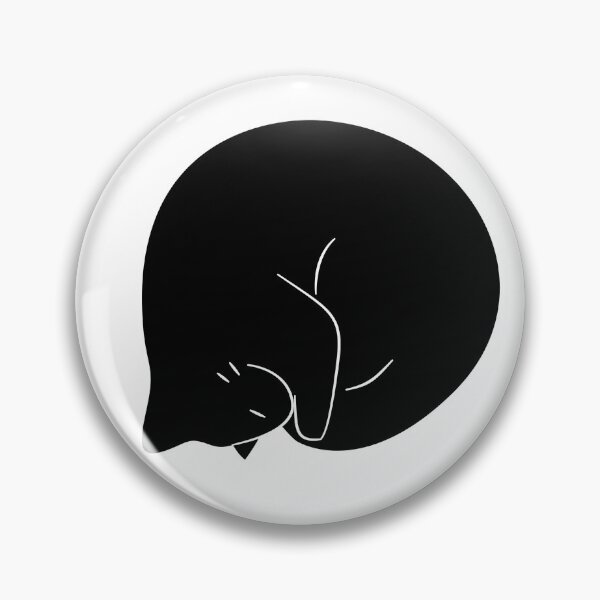 Item preview, Curled Up Black Cat designed and sold by AnimaliaStar.