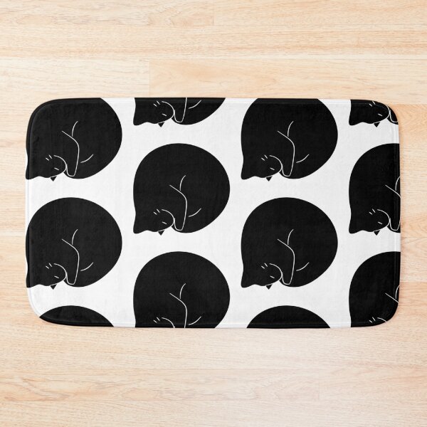 Item preview, Curled Up Black Cat designed and sold by AnimaliaStar.