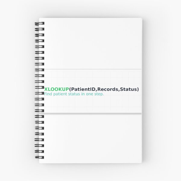Item preview, XLOOKUP Patient ID Sticker | Healthcare Data Excel Nerd designed and sold by TechNoChaos.