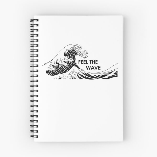 Item preview, Minimalist Black and White "Feel The Wave" designed and sold by INNER WINNER YOU.
