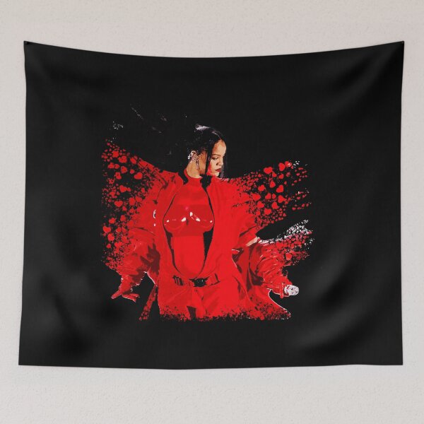 Item preview, Red Paint Splash Rihanna Fashion designed and sold by seraph269.