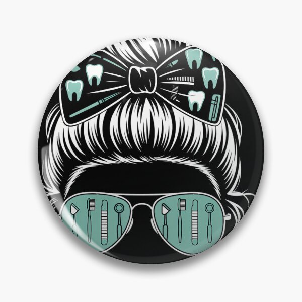 Item preview, Dentallife Funny Dental Messy Bun designed and sold by agogivwaltha.