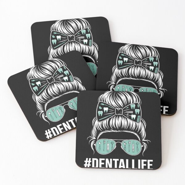 Item preview, Dentallife Funny Dental Messy Bun designed and sold by agogivwaltha.