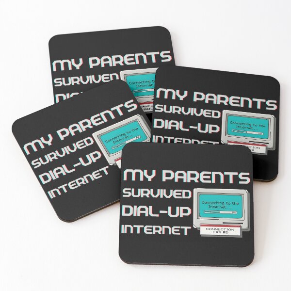 Item preview, My Parents Survived Dial-Up Internet Retro UI designed and sold by PROPera-design.