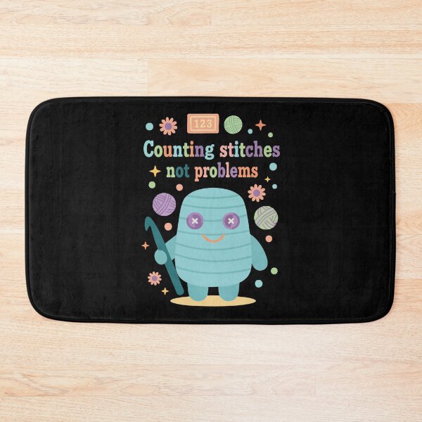 Item preview, Counting Stitches Not Problems Funny Crochet Lover designed and sold by LuminOrb.
