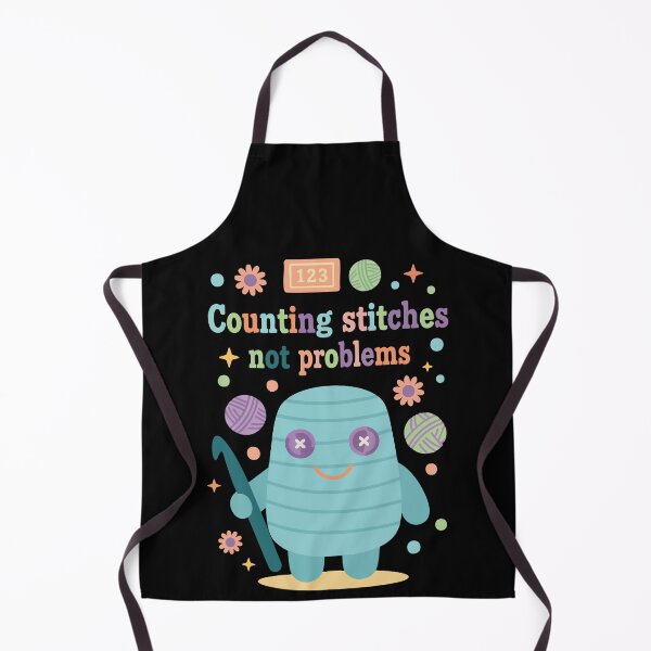 Item preview, Counting Stitches Not Problems Funny Crochet Lover designed and sold by LuminOrb.