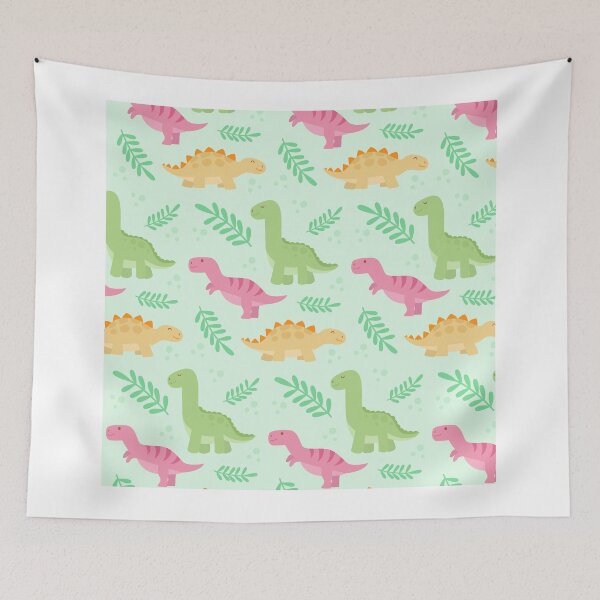 Item preview, Cute Dinosaur Pattern for Kids designed and sold by Retr0Tshirts.